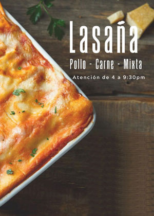 Tuesday - Lasagna 