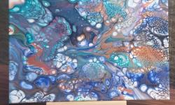 Acrylic Pour Art - Larg