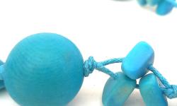 Women Handmade Necklace - Blue