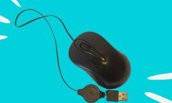 Optical Travel Mouse Retractable